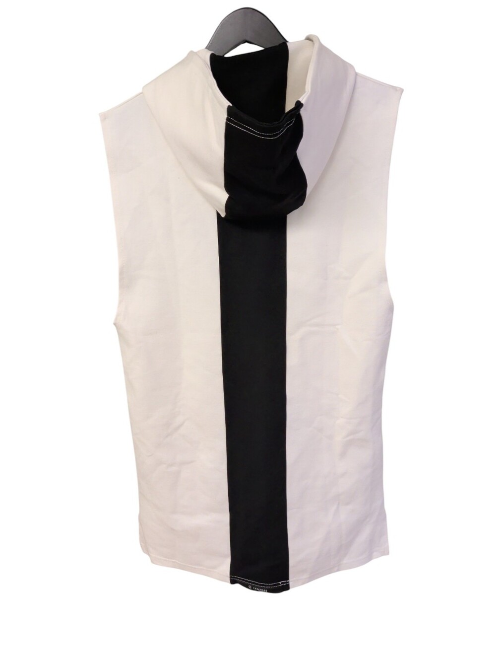 New Zanerobe sleeveless white hoodie